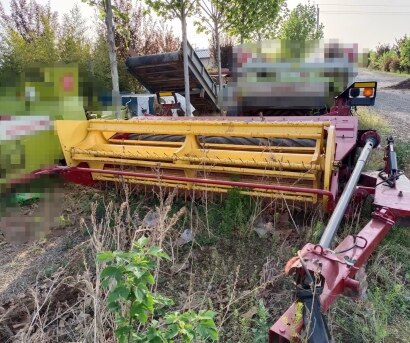 紐荷蘭488割草壓扁機