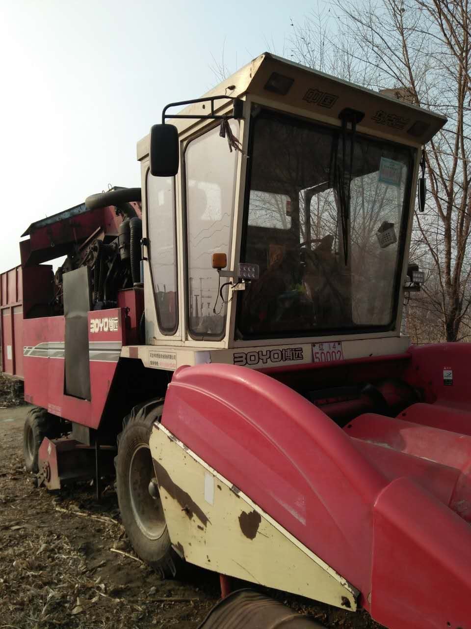 出售2012年博远4Yz-4b玉米收割机