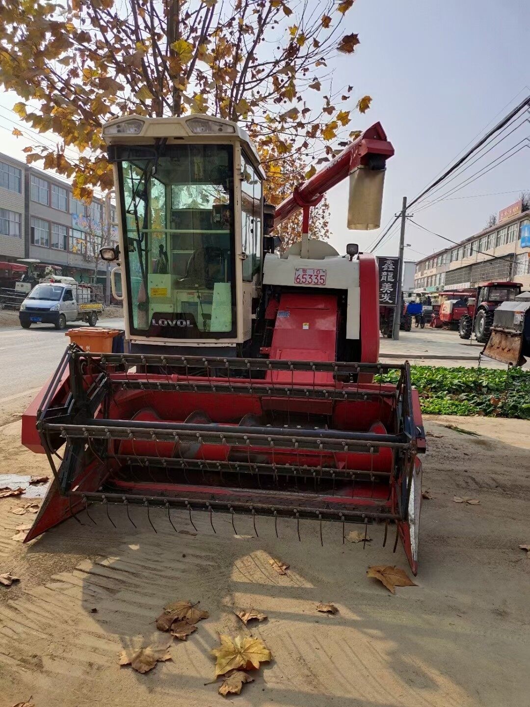 雷沃4LZ-5G3A履带式全喂入谷物联合收割机