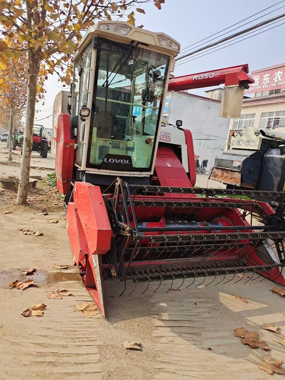 雷沃4LZ-5G3A履带式全喂入谷物联合收割机