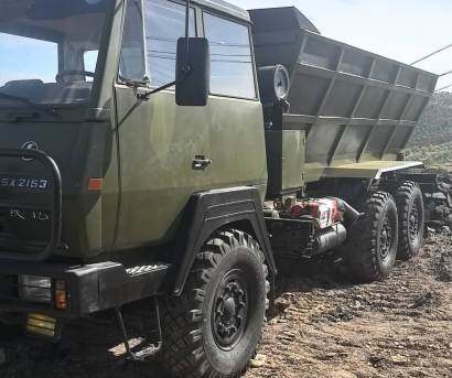 陕汽2153改装撒粪车