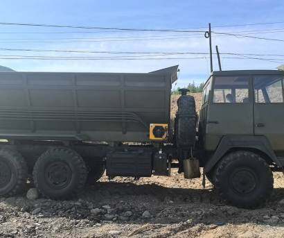 陕汽2153改装撒粪车