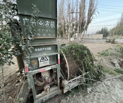 石河子广兴4ZGJT-1500打瓜捡拾脱籽机